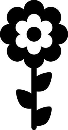 Bloom Flower Engraving Svg Design, Free Vectors File